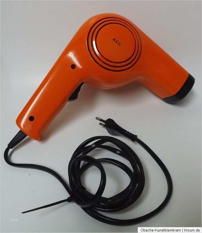 Elektro Angebot Vorlage Süß Aeg Fön Haartrockner orange 70er Haushalt Elektro