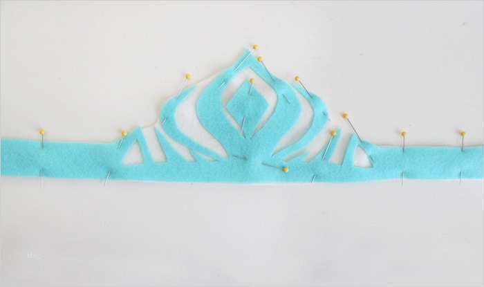 Elsa Krone Vorlage Erstaunlich Felt Elsa Crown Template Cutesy Crafts