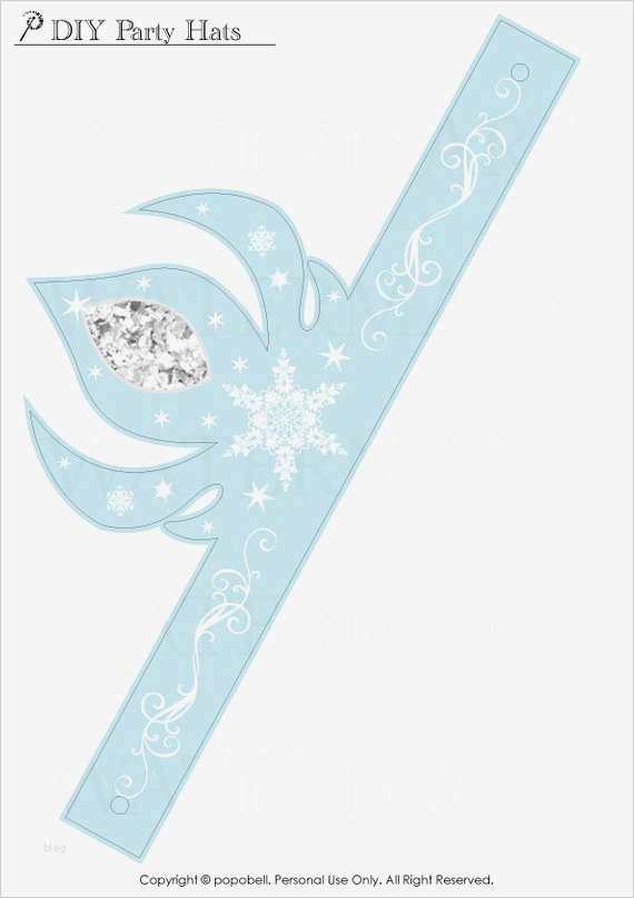 Elsa Krone Vorlage Schön Elsa Crown for Frozen Birthday Party Instant Download Pretty