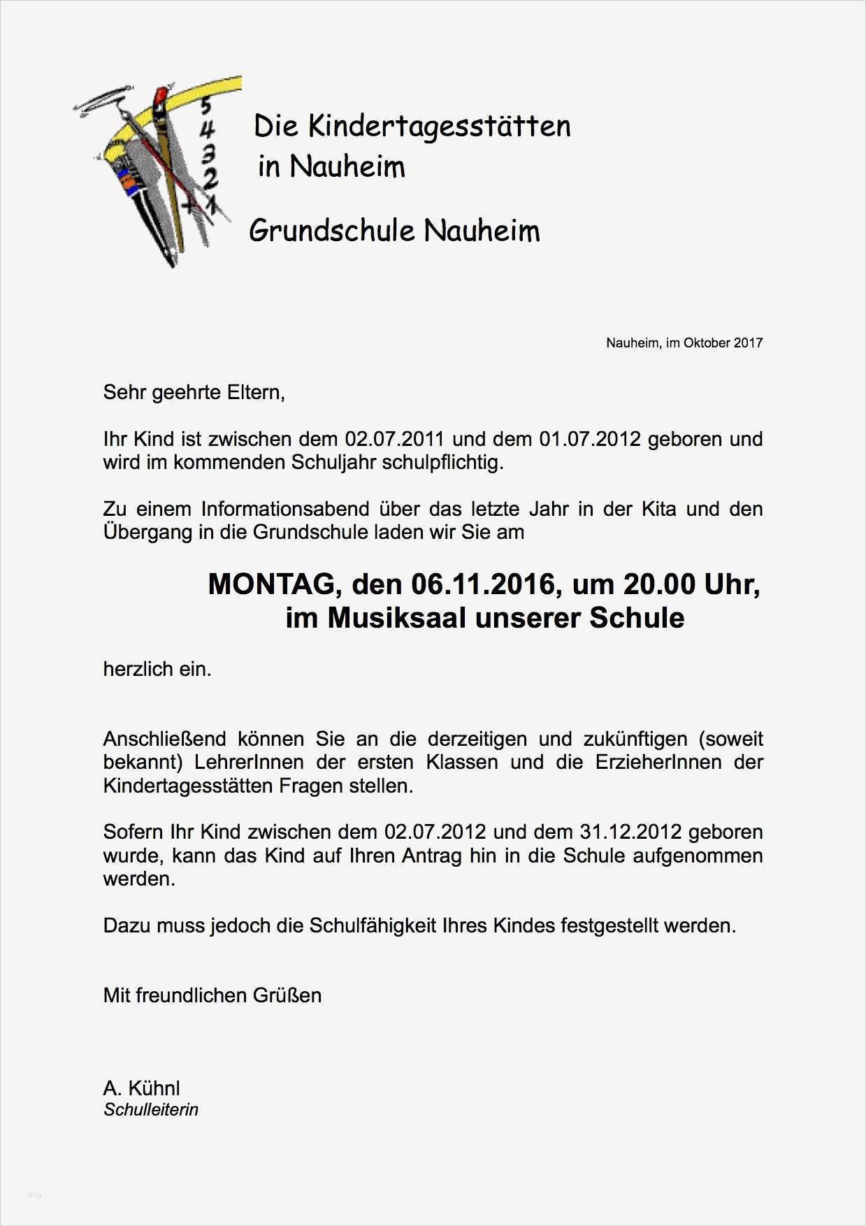 Elternbrief Klassenfahrt Vorlage Beste Best Einladung Elternabend Grundschule