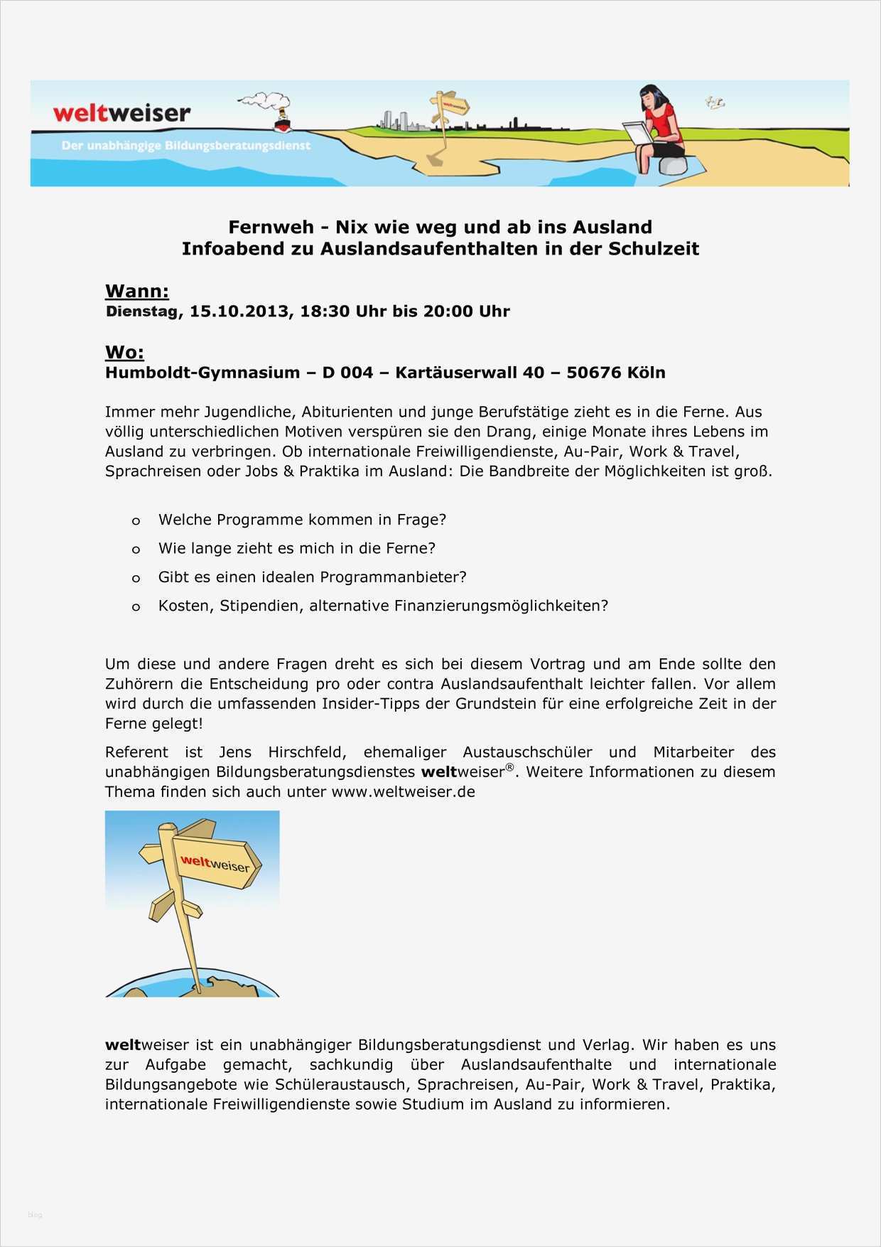 Elternbrief Vorlage Ausflug Wunderbar Humboldt Gymnasium Köln Infos Und Aktuelles