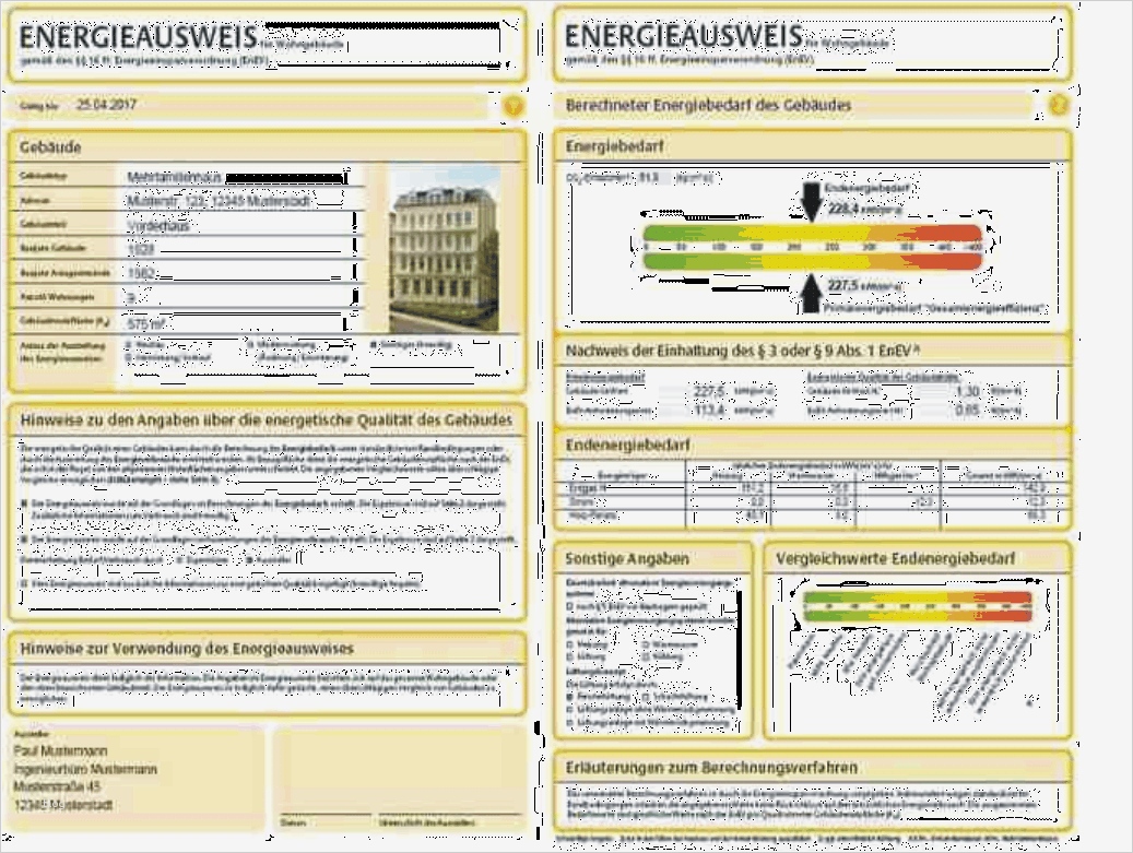 Energieausweis Excel Vorlage Erstaunlich Energieausweis