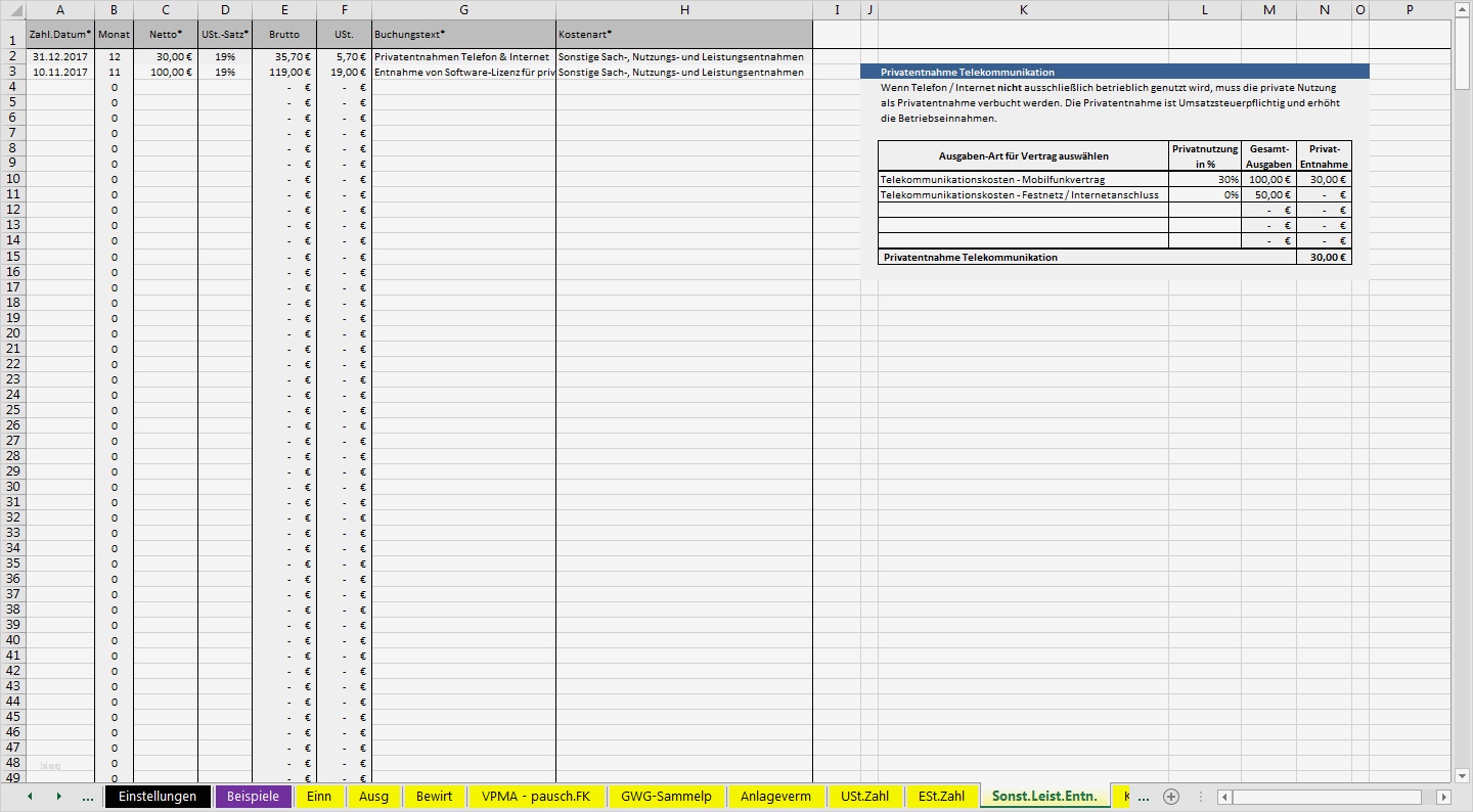 Energieausweis Excel Vorlage Inspiration Excel Vorlage Einnahmenüberschussrechnung EÜr Pierre
