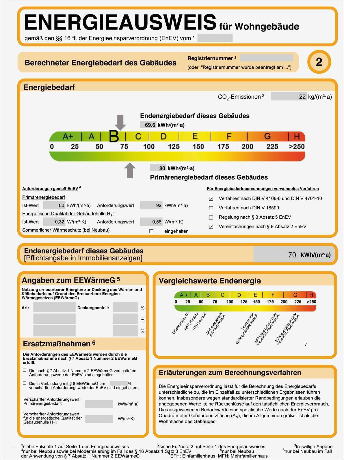Energieausweis Excel Vorlage Neu Energieausweis 2014 Ener ischer Steckbrief Für Gebäude