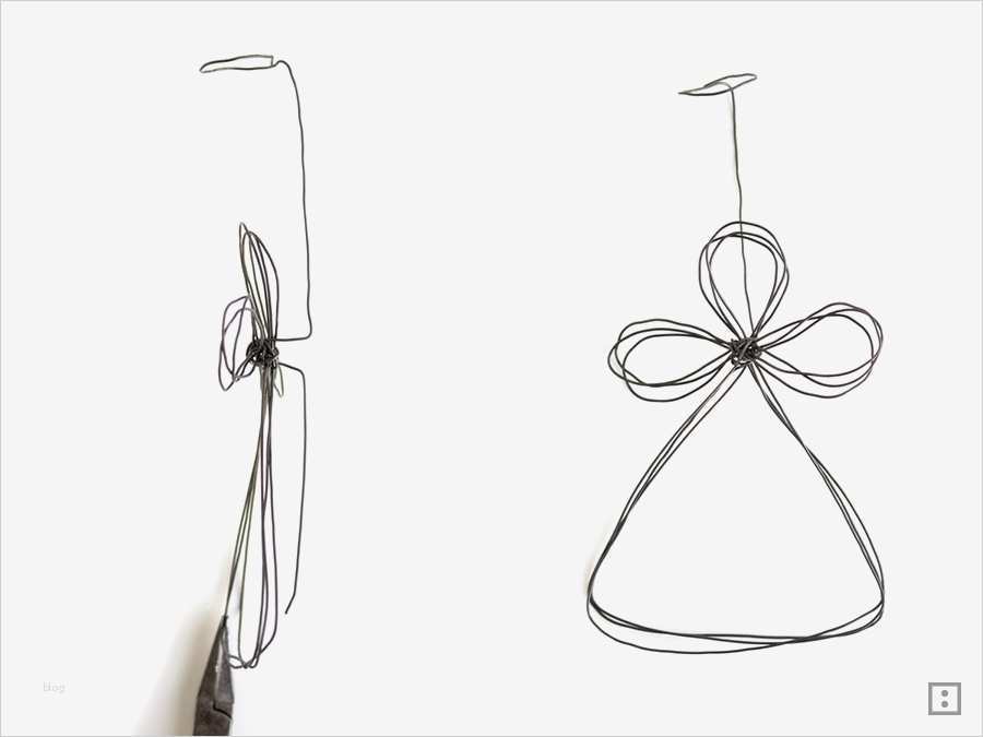 Engel Aus Draht Biegen Vorlage Neu Glücksbringer Drahtengel