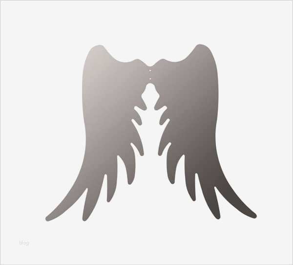 Engelsflügel Vorlage Zum Ausschneiden Beste Engelsflügel Aus Metall