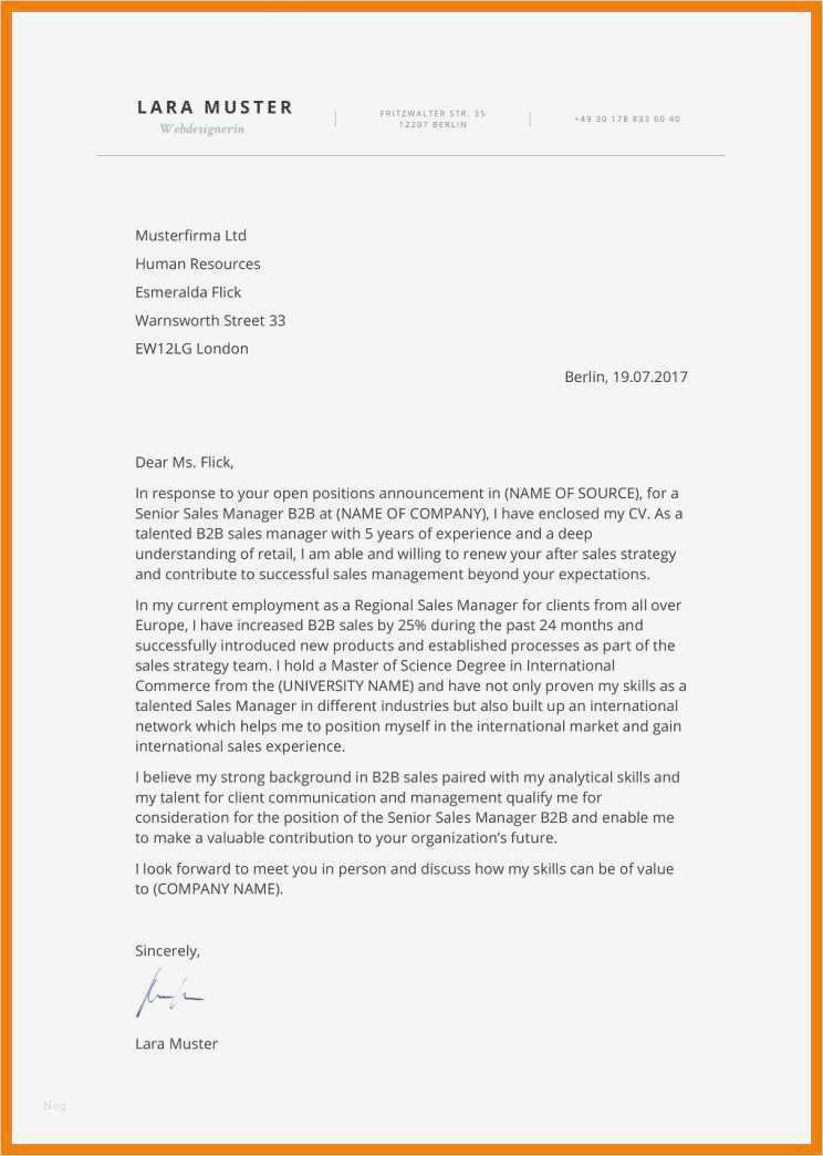 Englisch Bewerbung Vorlage Einzigartig 8 Vorlage Bewerbung Englisch