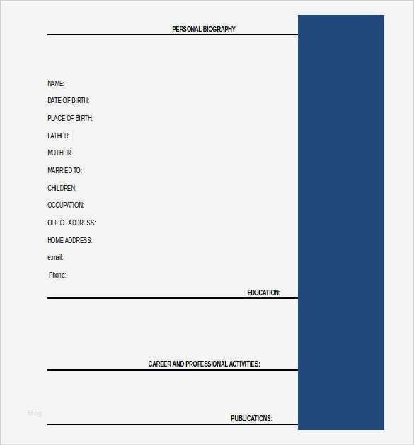 Englische Biographie Vorlage Cool Großartig Microsoft Word Biographie Vorlage Ideen Bilder