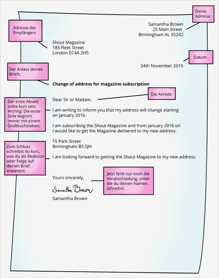 Englische Biographie Vorlage Schön Briefe Schreiben formaler Brief Englisch Klasse 9 Und