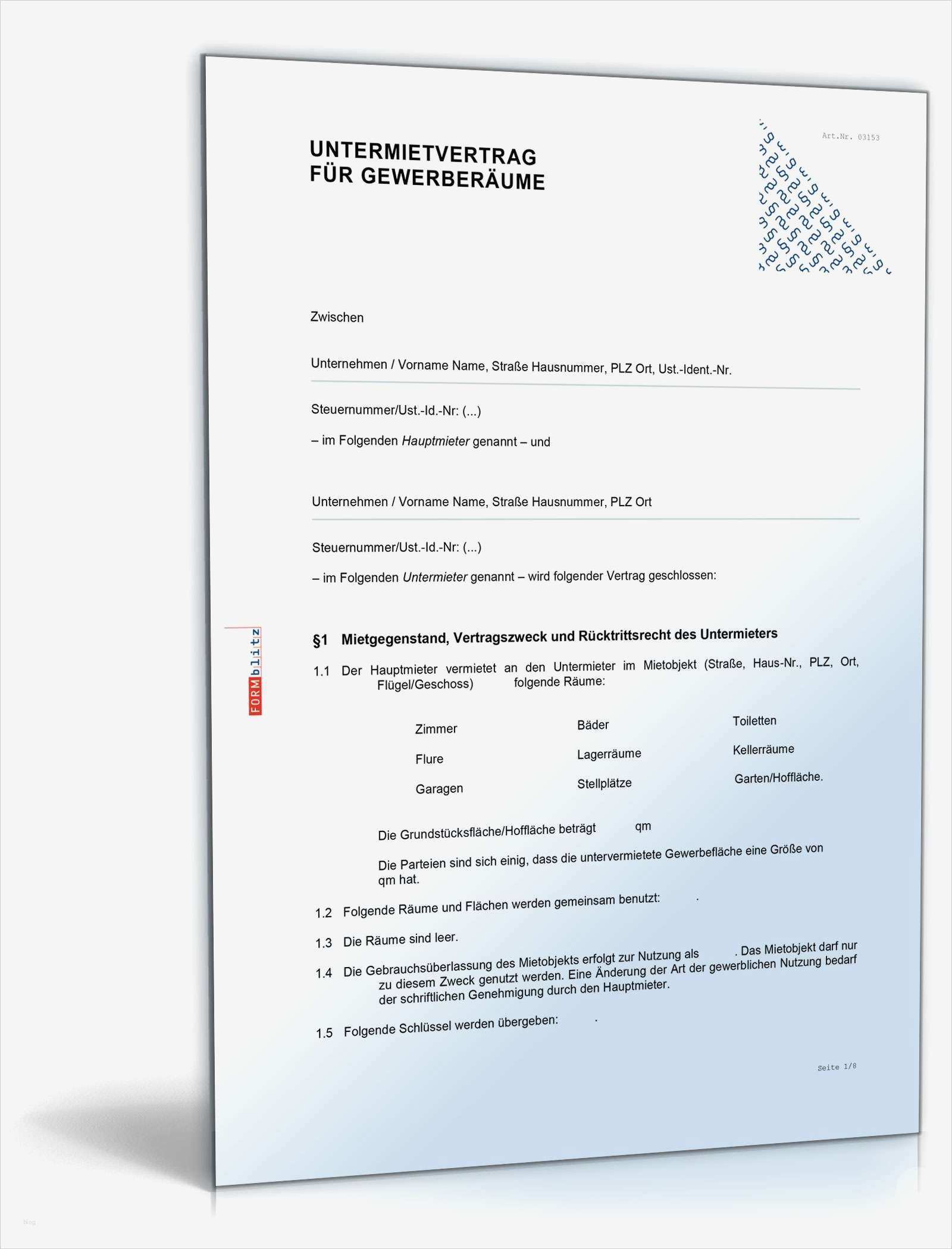 Erlaubnis Untervermietung Vorlage Neu Vorteilspaket Untermietvertrag Verträge & Muster Für