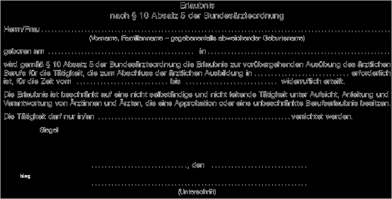 Erlaubnis Zur Untervermietung Vorlage Elegant Artikel 2 Heilbav Änderung Der Approbationsordnung Für