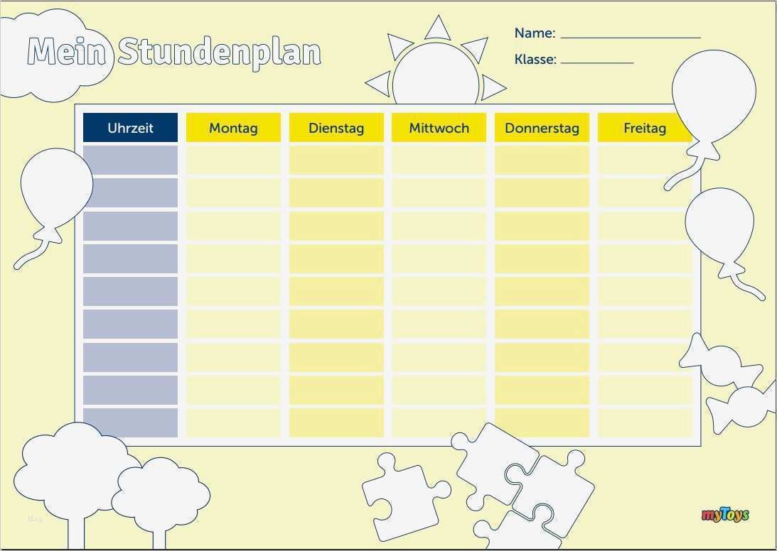 Eröffnungsbilanz Vorlage Pdf Elegant Großzügig Kostenlose Stundenplanvorlage Galerie Beispiel