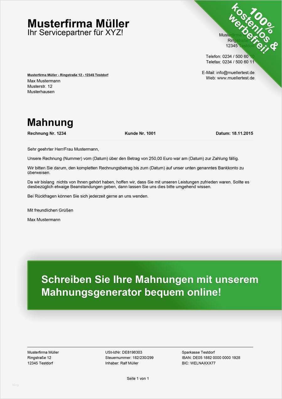 Erste Mail An Eine Frau Vorlage Erstaunlich Mahnung Muster Kostenlose Muster Für Mahnungen