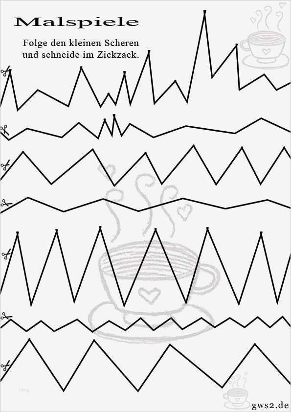52 Erstaunlich Erstes Schneiden Vorlagen Kostenlos Galerie 2 ZickZack Vorlage zum Ausschneiden …