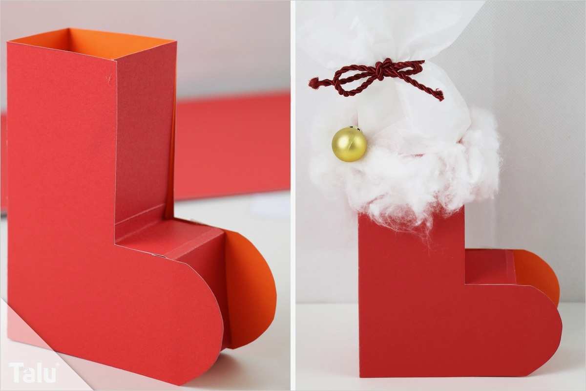 Eselsohren Basteln Vorlage Wunderbar Nikolausstiefel Zum Befüllen Basteln Anleitungen Mit