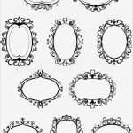 Etikett Vorlage Vintage Schönste Retro Frames Mit Verzierungen Vektorgrafik