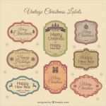 Etikett Vorlage Vintage Schönste Vintage Christmas Etiketten