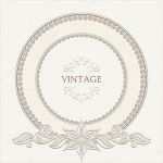 Etiketten Vorlage Rund Beste Cadre Rond Vintage — Image Vectorielle Magenta10 ©