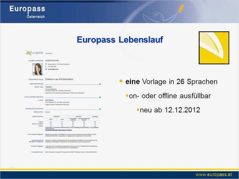 Europass Lebenslauf Vorlage Großartig Mobil In Europa Mit Europass Ppt Video Online Herunterladen