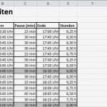 Excel Arbeitsstunden Berechnen Vorlage Erstaunlich Excel 2010 formel Mit Bedingung Puter Pc Arbeit