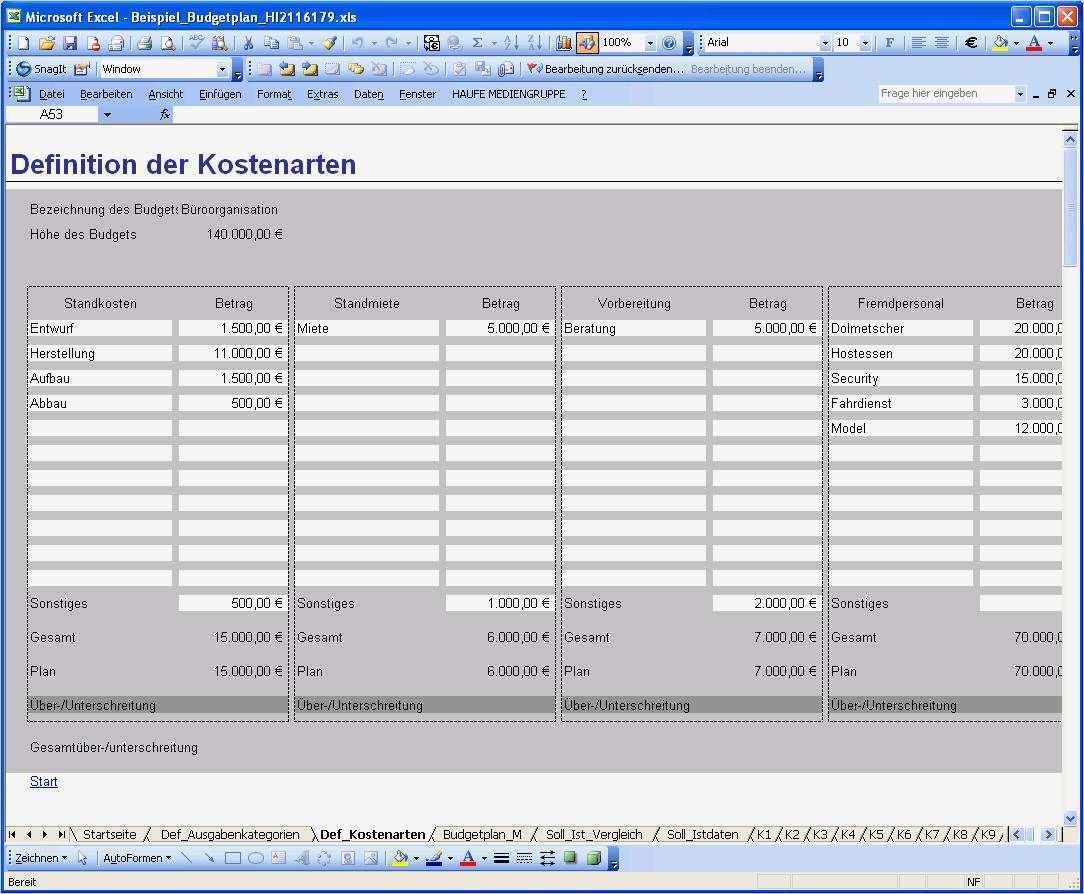 Excel Tabellen Vorlagen Download Beste Bud Planung Excel Vorlage Zum Download