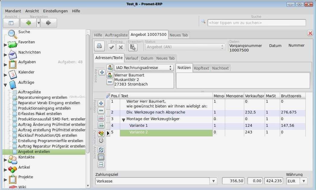 Excel Vorlage Dokumentenverwaltung Neu Promet Erp