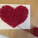 Fadenbild Herz Vorlage Angenehm Märlimuus Muttertag Fadenbild Herz