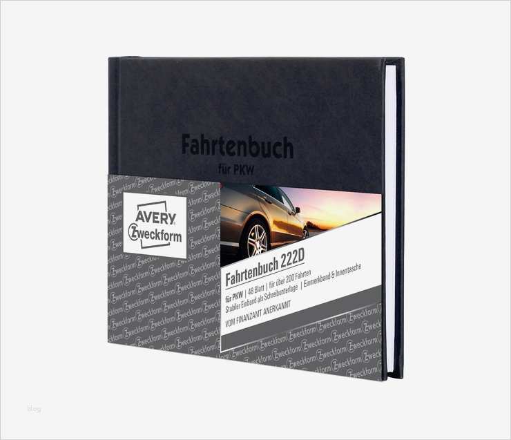 Fahrtenbuch Steuer Vorlage Cool Avery Zweckform Fahrtenbuch Günstig Kaufen
