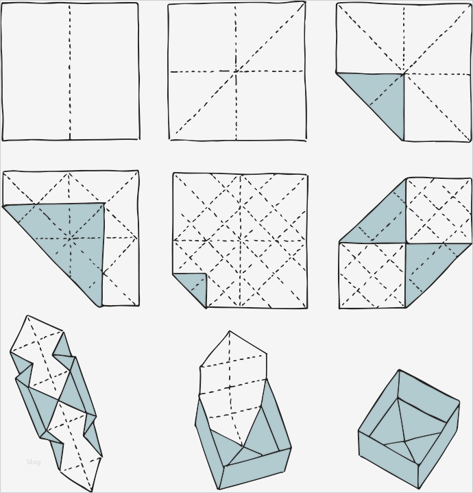 Faltschachtel Vorlage Pdf Einzigartig Ynas Design Blog origami Schachtel