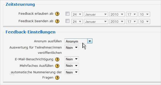 Feedback Schulung Vorlage Hübsch Moodle