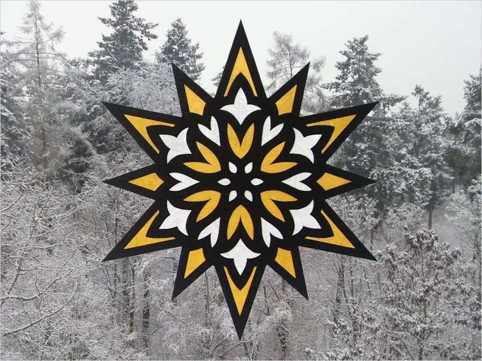 Fensterbild Kerze Vorlage Bewundernswert Sechs Wunderschöne Winterliche Sternen Fensterbilder Aus