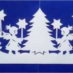 Fensterbilder Vorlagen tonkarton Kostenlos Weihnachten Erstaunlich Fensterbild tonkarton Bandornament Engel Sterne Baum
