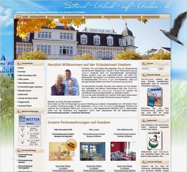 Ferienwohnung Homepage Vorlage Elegant Homepage Für Ferienwohnung Und Ferienhaus