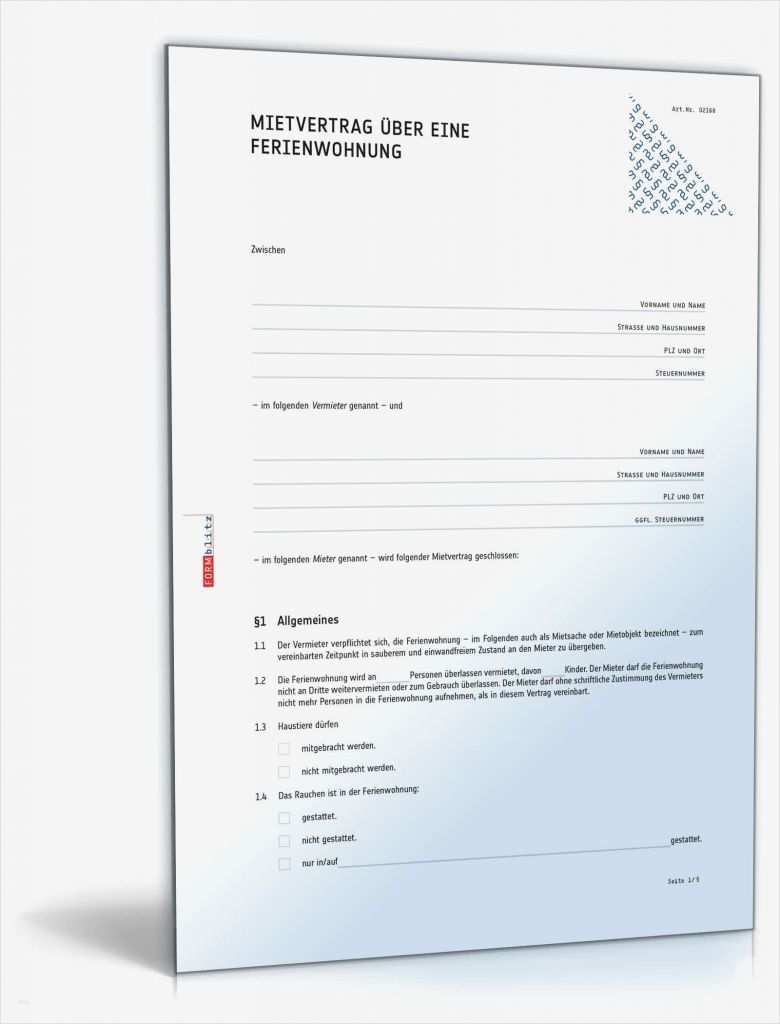 Ferienwohnung Homepage Vorlage Schön Mietvertrag Ferienwohnung Rechtssicheres Muster Zum Download