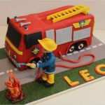 Feuerwehrmann Sam Vorlage Schön Feuerwehrauto Sam torte Mit Kinderschokoladen Ganache