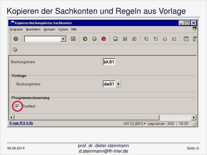 Fh Frankfurt Powerpoint Vorlage Hübsch Ppt Sap Customizing Kontenplan Kopieren In Den