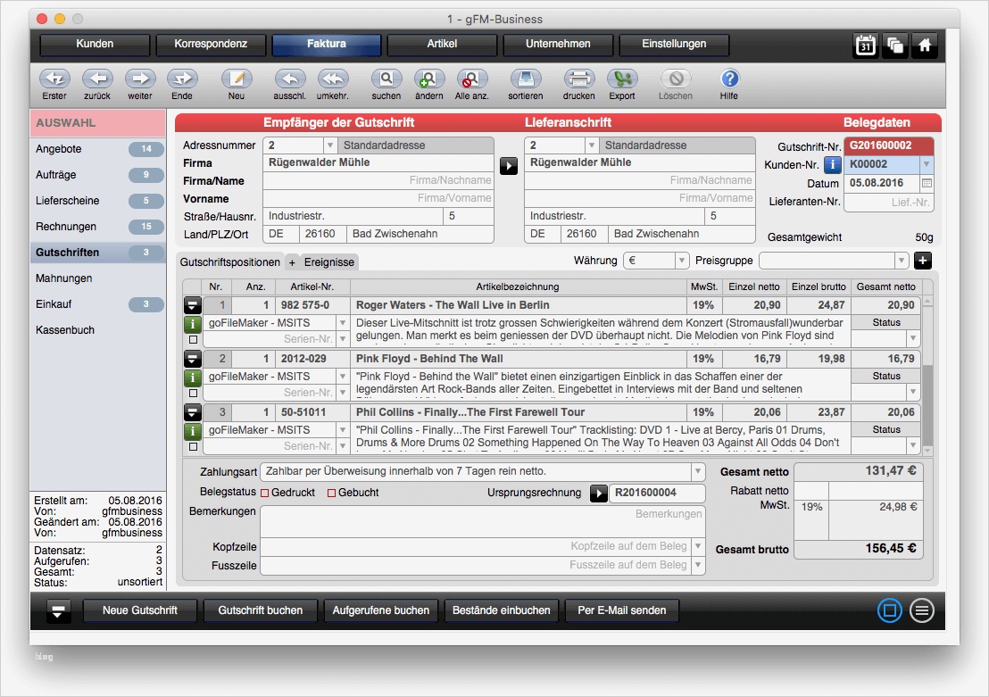 Filemaker Vorlagen Rechnung Erstaunlich Rechnungen Schreiben Am Mac Und Pc Und Ipad Mit Der Faktura