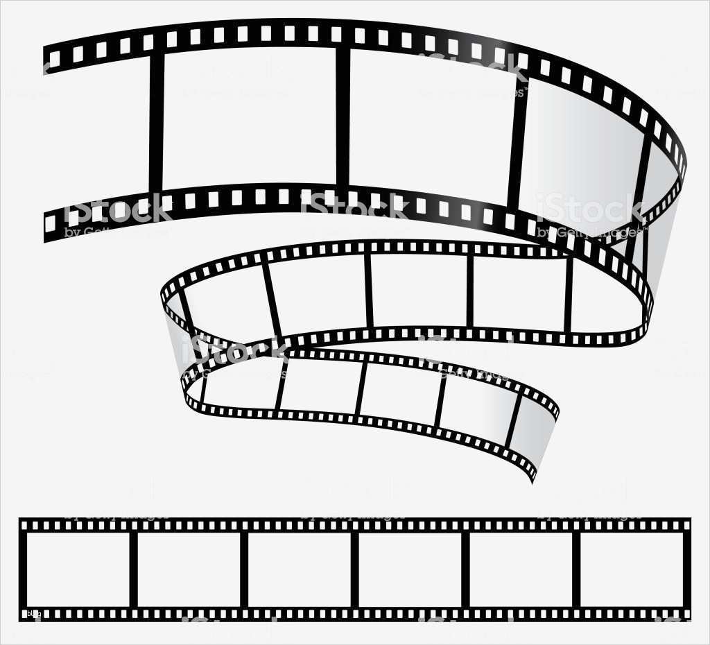 Filmstreifen Vorlage Für Fotos Inspiration Streifen Auf Weißem Stock Vektor Art Und Mehr Bilder