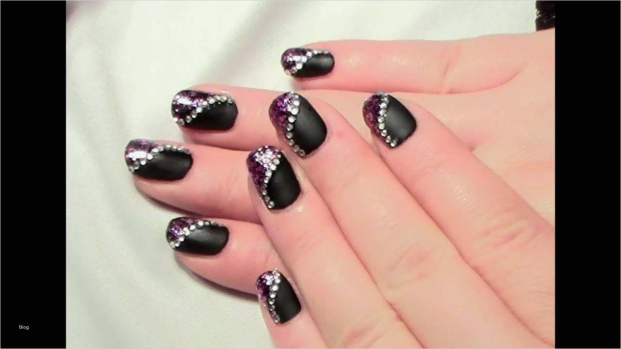 Fingernägel Vorlagen Und Ideen Für Muster Wunderbar Matt & Glitter Nageldesign Für Kurze Nägel Zum Selber