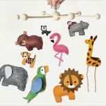 Fingerpuppen Vorlagen Filz Fabelhaft Mobilé Mit Zootieren Aus Filz Basteln