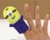 Fingerpuppen Vorlagen Filz Gut Fingerpuppe Minion Aus Filz Die Minions Ich Einfach