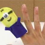 Fingerpuppen Vorlagen Filz Gut Fingerpuppe Minion Aus Filz Die Minions Ich Einfach
