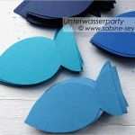 Fisch Vorlage Zum Basteln Erstaunlich Unterwasserfest Diy Partydeko & Girlanden Ganz Maritim