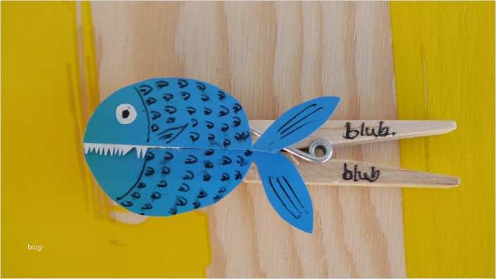 Fisch Vorlage Zum Basteln Großartig Mit Wäscheklammern Basteln Anleitung