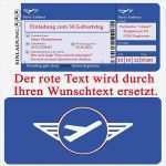 Flugticket Einladung Vorlage Best Of Einladung Geburtstag Ticket Designideen
