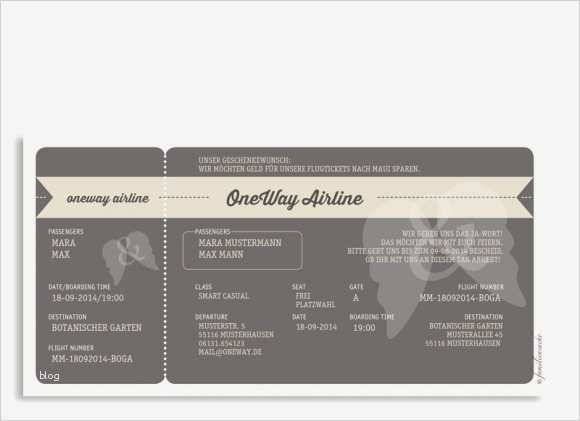 Flugticket Einladung Vorlage Beste Einladungen Zur Hochzeit Online Gestalten Flugticket