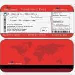 Flugticket Einladung Vorlage Genial Einladungskarten Geburtstag Boarding Pass Flugticket Rot