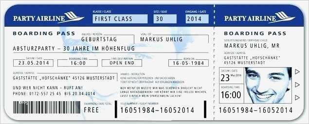 Flugticket Einladung Vorlage Süß Flugticket Einladung Vorlage Kostenlos Einladungen