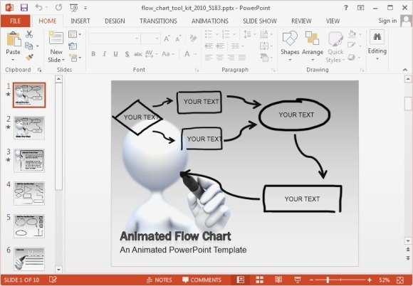 Flussdiagramm Vorlage Powerpoint Gut Animierte Flowchart Maker Vorlagen Für Powerpoint Und Keynote
