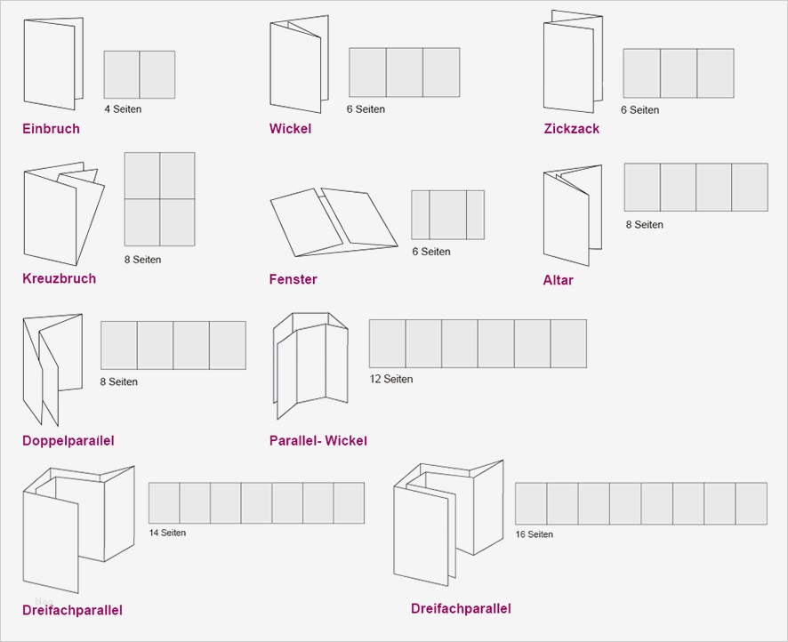 Flyer Din A4 6 Seiten Wickelfalz Vorlage Einzigartig Faltblätter Angebot Din A6